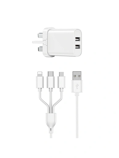Fast Charger with 3 in 1 cable
